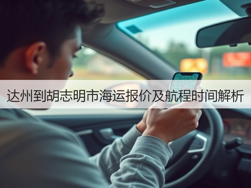 达州到胡志明市海运报价及航程时间解析 达州到胡志明市海运报价及航程时间解析