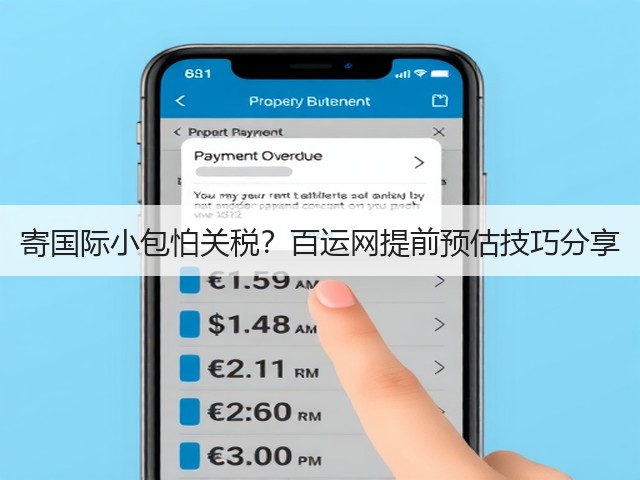 寄国际小包怕关税?百运网提前预估技巧分享(图2) 寄国际小包怕关税?百运网提前预估技巧分享(图2)