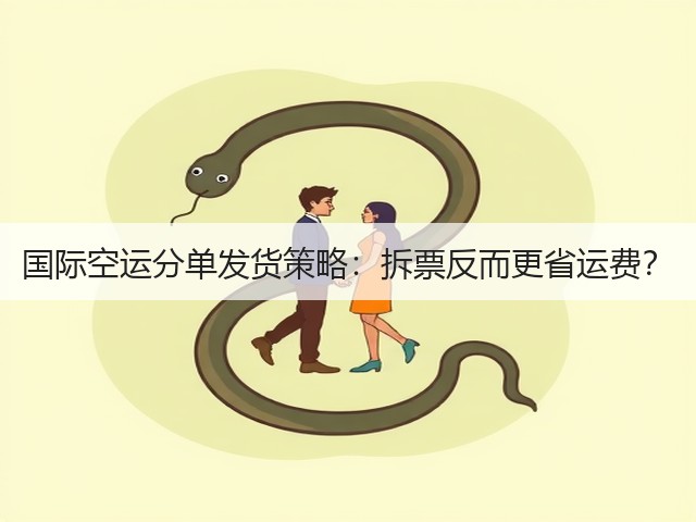国际空运分单发货策略:拆票反而更省运费?(图2) 国际空运分单发货策略:拆票反而更省运费?(图2)