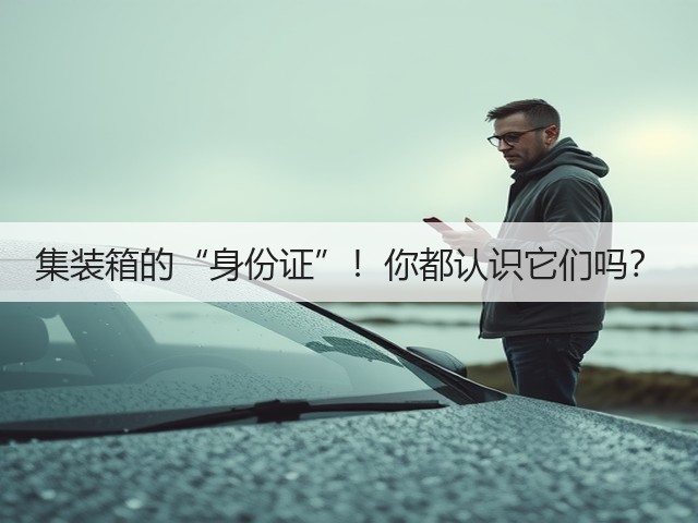 集装箱的“身份证”!你都认识它们吗?(图1) 集装箱的“身份证”!你都认识它们吗?(图1)