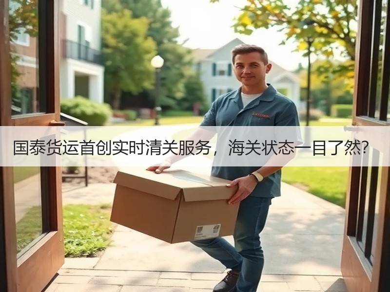 国泰货运首创实时清关服务,海关状态一目了然? 国泰货运首创实时清关服务,海关状态一目了然?