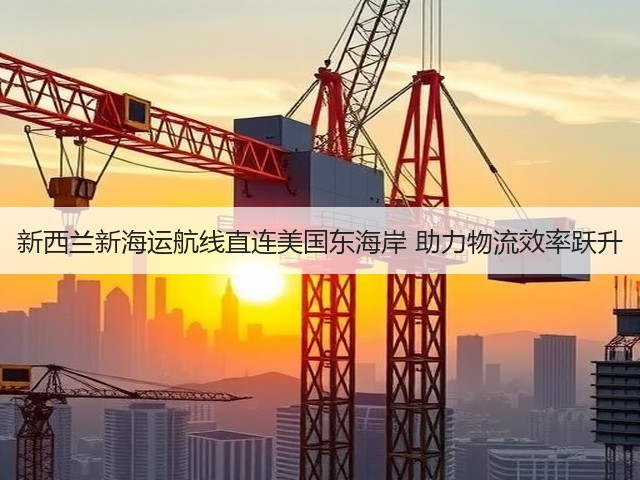 新西兰新海运航线直连美国东海岸 助力物流效率跃升(图1) 新西兰新海运航线直连美国东海岸 助力物流效率跃升(图1)