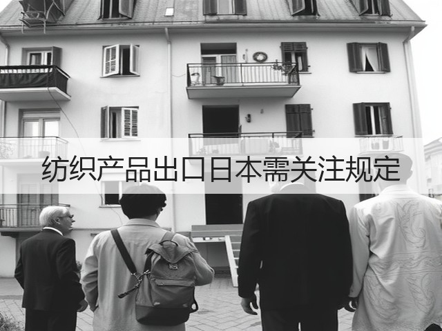 纺织产品出口日本需关注规定(图2) 纺织产品出口日本需关注规定(图2)