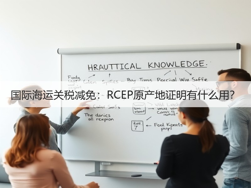 国际海运关税减免:RCEP原产地证明有什么用? 国际海运关税减免:RCEP原产地证明有什么用?