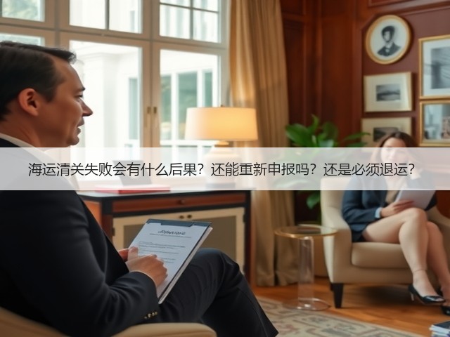 海运清关失败会有什么后果？还能重新申报吗？还是必须退运？(图3)