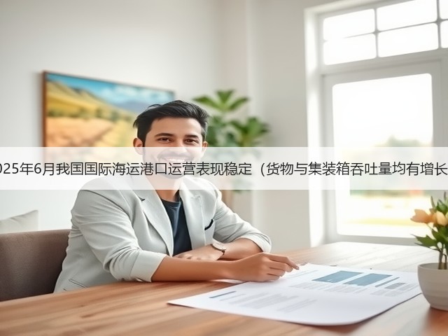 2025年6月我国国际海运港口运营表现稳定(货物与集装箱吞吐量均有增长)(图1) 2025年6月我国国际海运港口运营表现稳定(货物与集装箱吞吐量均有增长)(图1)