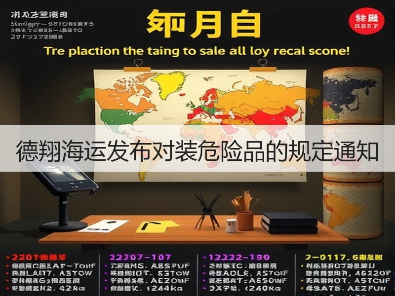 德翔海运发布对装危险品的规定通知 德翔海运发布对装危险品的规定通知