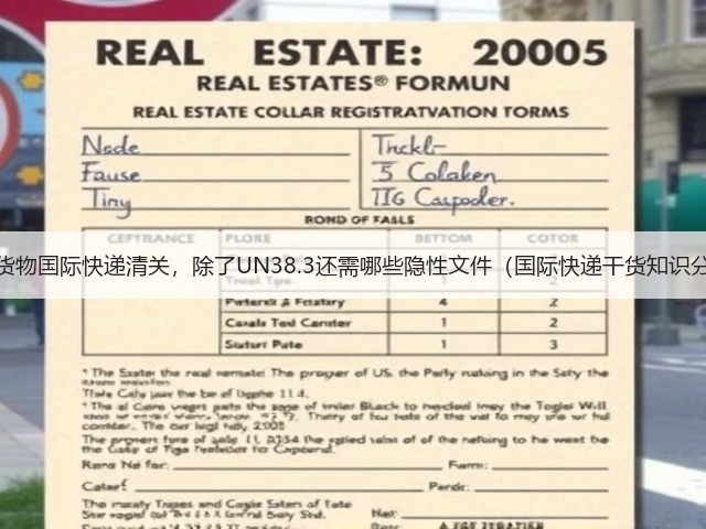 带电货物国际快递清关,除了UN38.3还需哪些隐性文件(国际快递干货知识分享)(图3) 带电货物国际快递清关,除了UN38.3还需哪些隐性文件(国际快递干货知识分享)(图3)