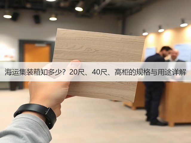 海运集装箱知多少？20尺、40尺、高柜的规格与用途详解(图3)
