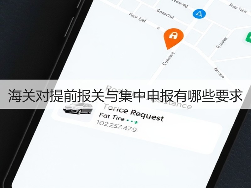 海关对提前报关与集中申报有哪些要求 海关对提前报关与集中申报有哪些要求