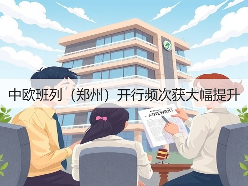 中欧班列(郑州)开行频次获大幅提升 中欧班列(郑州)开行频次获大幅提升