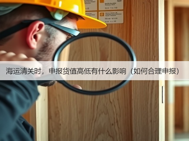 海运清关时，申报货值高低有什么影响（如何合理申报）(图2)