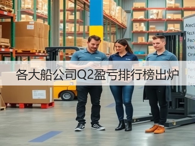 各大船公司Q2盈亏排行榜出炉(图1) 各大船公司Q2盈亏排行榜出炉(图1)