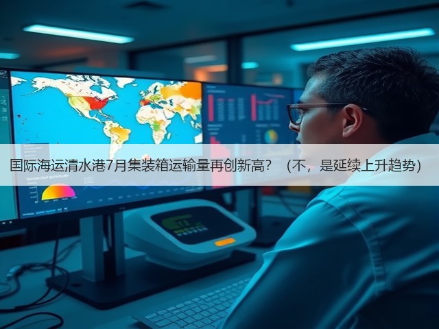 国际海运清水港7月集装箱运输量再创新高?(不,是延续上升趋势)(图1) 国际海运清水港7月集装箱运输量再创新高?(不,是延续上升趋势)(图1)