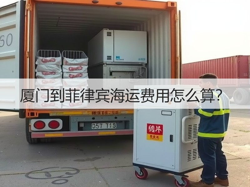 厦门到菲律宾海运费用怎么算？