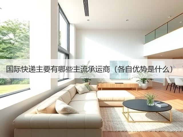 国际快递主要有哪些主流承运商(各自优势是什么)(图3) 国际快递主要有哪些主流承运商(各自优势是什么)(图3)
