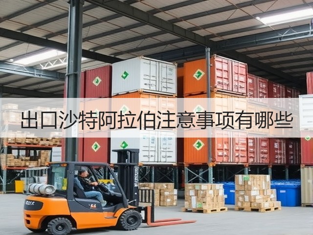 出口沙特阿拉伯注意事项有哪些(图1) 出口沙特阿拉伯注意事项有哪些(图1)