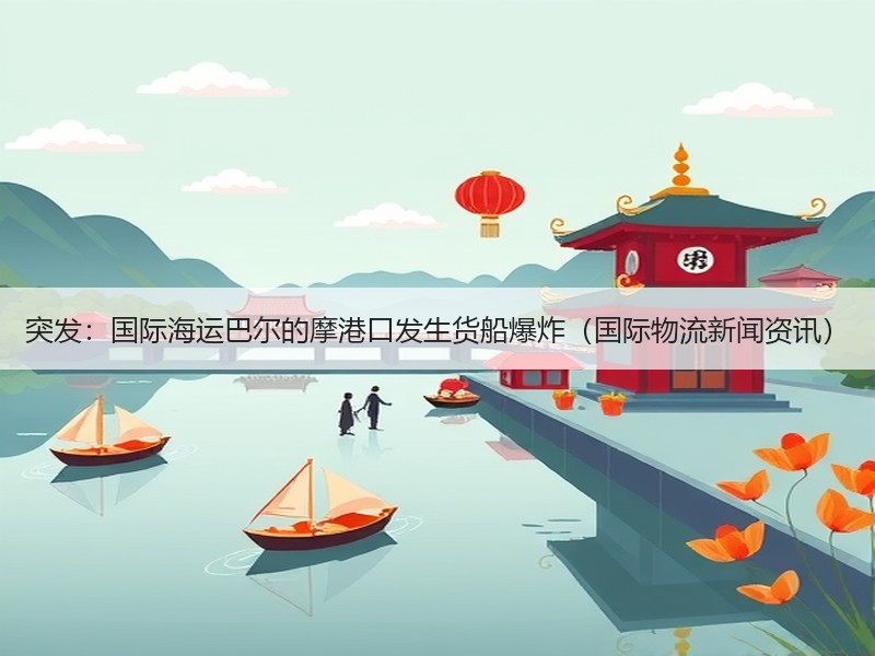 突发：国际海运巴尔的摩港口发生货船爆炸（国际物流新闻资讯）