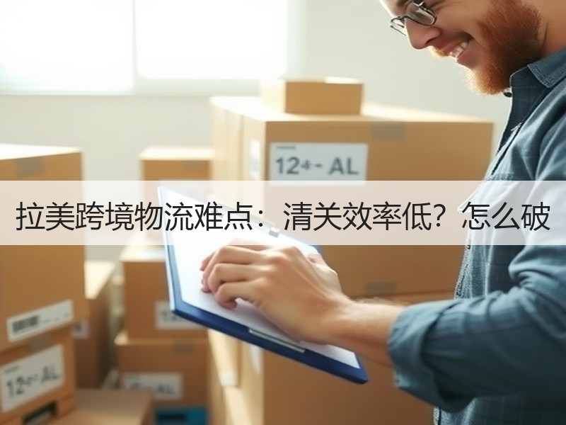 拉美跨境物流难点：清关效率低？怎么破