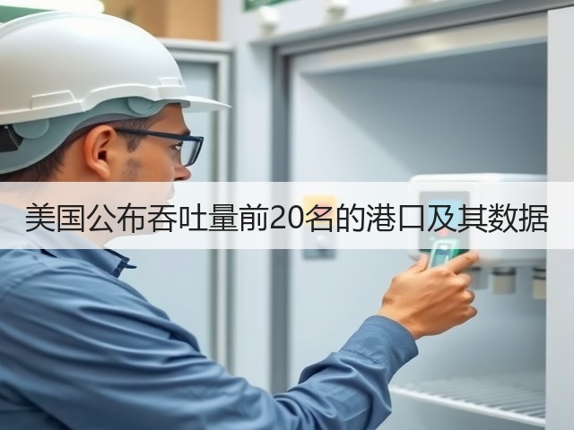 美国公布吞吐量前20名的港口及其数据(图3) 美国公布吞吐量前20名的港口及其数据(图3)