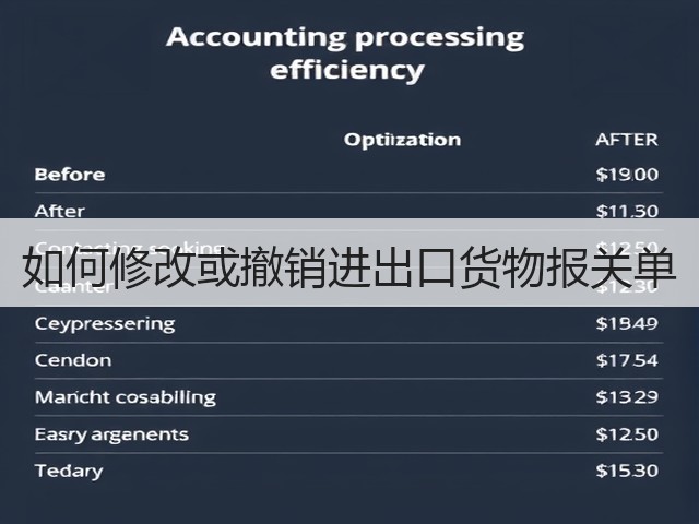 如何修改或撤销进出口货物报关单(图1)