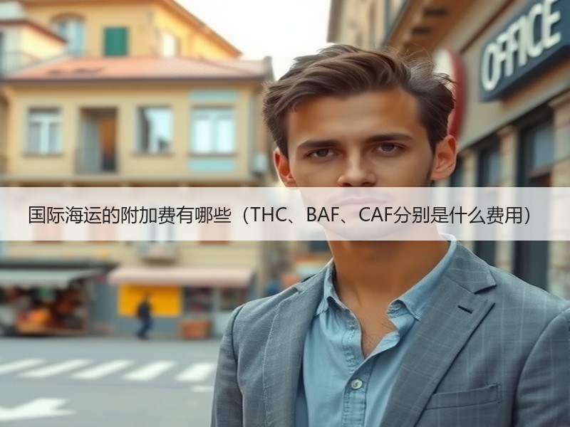 国际海运的附加费有哪些（THC、BAF、CAF分别是什么费用）