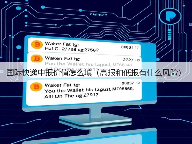 国际快递申报价值怎么填(高报和低报有什么风险)(图3) 国际快递申报价值怎么填(高报和低报有什么风险)(图3)