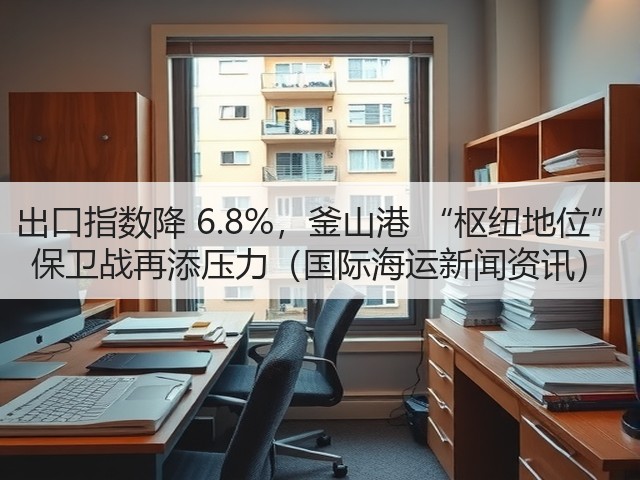 出口指数降 6.8%,釜山港 “枢纽地位” 保卫战再添压力(国际海运新闻资讯)(图3) 出口指数降 6.8%,釜山港 “枢纽地位” 保卫战再添压力(国际海运新闻资讯)(图3)
