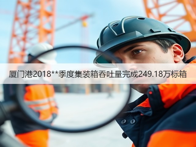 厦门港2018**季度集装箱吞吐量完成249.18万标箱(图3)