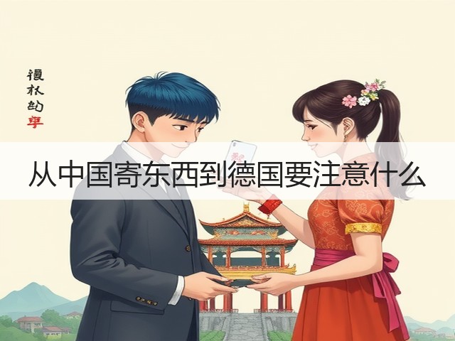 从中国寄东西到德国要注意什么(图2) 从中国寄东西到德国要注意什么(图2)