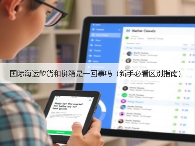 国际海运散货和拼箱是一回事吗(新手必看区别指南)(图1) 国际海运散货和拼箱是一回事吗(新手必看区别指南)(图1)