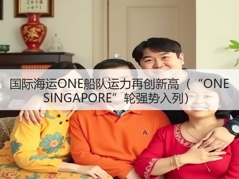 国际海运ONE船队运力再创新高(“ONE SINGAPORE”轮强势入列) 国际海运ONE船队运力再创新高(“ONE SINGAPORE”轮强势入列)