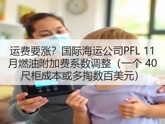 运费要涨?国际海运公司PFL 11 月燃油附加费系数调整(一个 40 尺柜成本或多掏数百美元)(图2) 运费要涨?国际海运公司PFL 11 月燃油附加费系数调整(一个 40 尺柜成本或多掏数百美元)(图2)