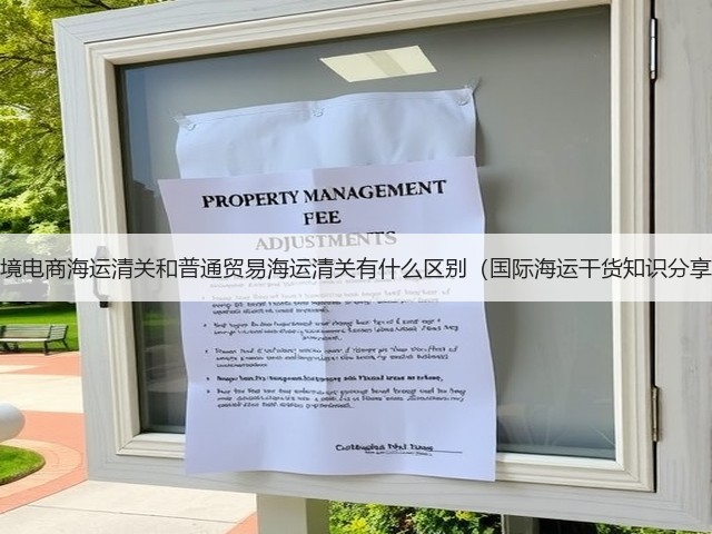 跨境电商海运清关和普通贸易海运清关有什么区别(国际海运干货知识分享)(图2) 跨境电商海运清关和普通贸易海运清关有什么区别(国际海运干货知识分享)(图2)