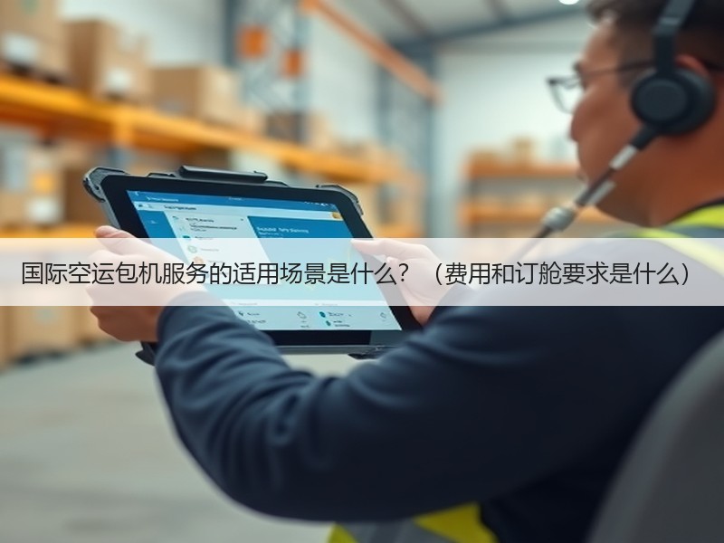 国际空运包机服务的适用场景是什么？（费用和订舱要求是什么）