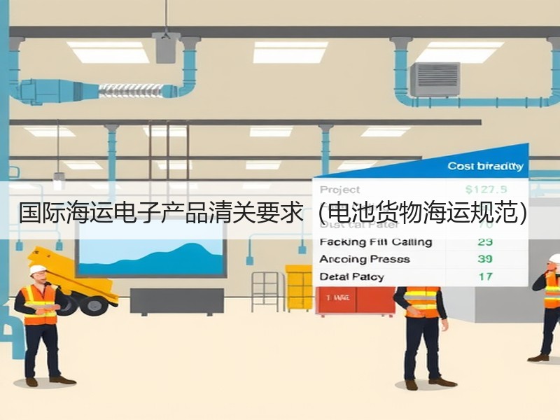 国际海运电子产品清关要求（电池货物海运规范）