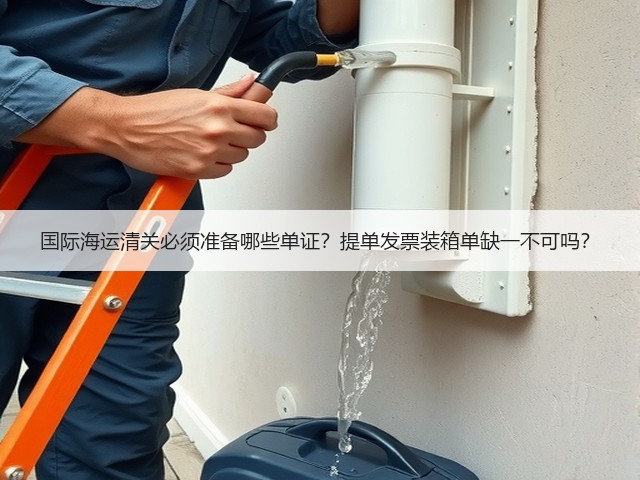 国际海运清关必须准备哪些单证？提单发票装箱单缺一不可吗？(图1)