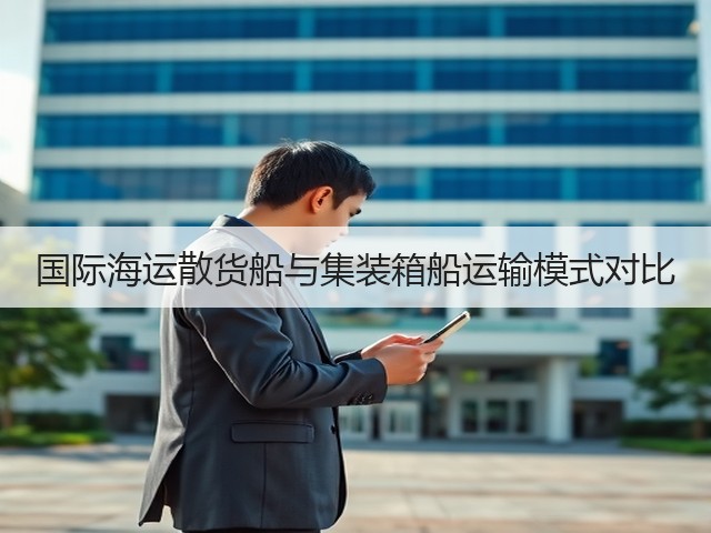 国际海运散货船与集装箱船运输模式对比(图2) 国际海运散货船与集装箱船运输模式对比(图2)