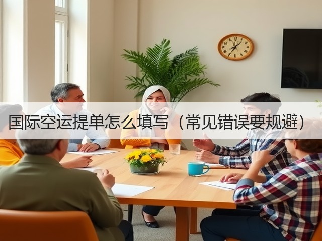 国际空运提单怎么填写(常见错误要规避)(图1) 国际空运提单怎么填写(常见错误要规避)(图1)