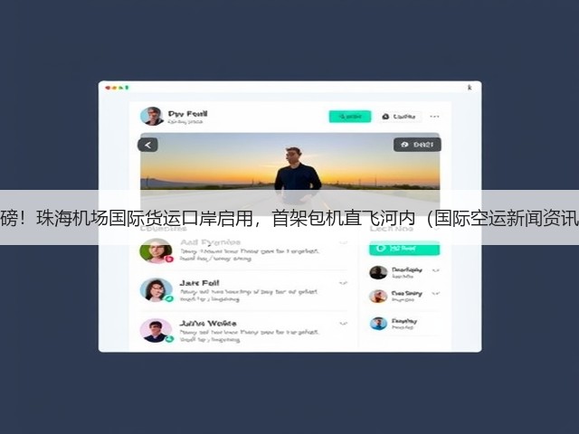 重磅!珠海机场国际货运口岸启用,首架包机直飞河内(国际空运新闻资讯)(图1) 重磅!珠海机场国际货运口岸启用,首架包机直飞河内(国际空运新闻资讯)(图1)