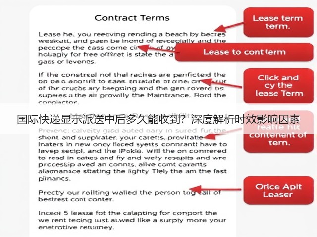 国际快递显示派送中后多久能收到?深度解析时效影响因素(图3) 国际快递显示派送中后多久能收到?深度解析时效影响因素(图3)