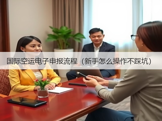 国际空运电子申报流程（新手怎么操作不踩坑）(图2)