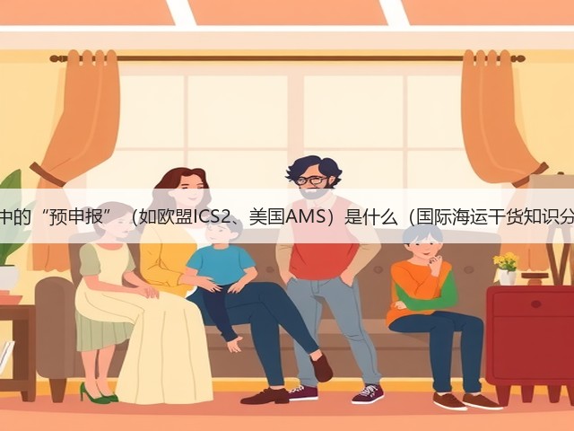 海运中的“预申报”（如欧盟ICS2、美国AMS）是什么（国际海运干货知识分享）(图3)