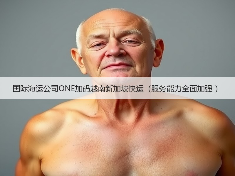 国际海运公司ONE加码越南新加坡快运（服务能力全面加强 ）