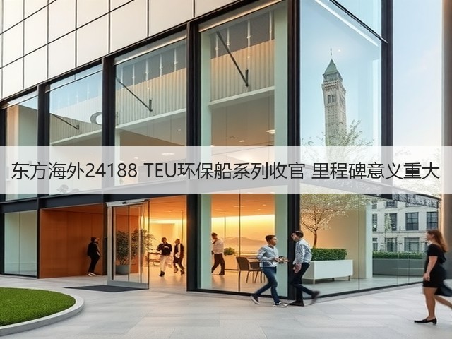 东方海外24188 TEU环保船系列收官 里程碑意义重大(图1) 东方海外24188 TEU环保船系列收官 里程碑意义重大(图1)