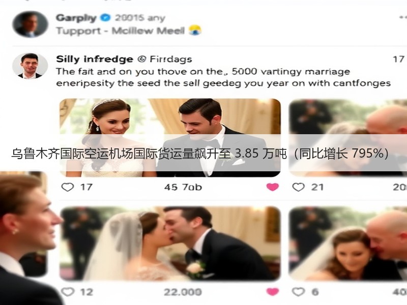乌鲁木齐国际空运机场国际货运量飙升至 3.85 万吨（同比增长 795%）