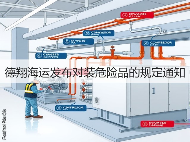德翔海运发布对装危险品的规定通知(图1)