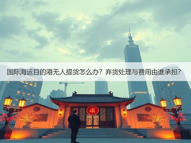 国际海运目的港无人提货怎么办?弃货处理与费用由谁承担?(图3) 国际海运目的港无人提货怎么办?弃货处理与费用由谁承担?(图3)