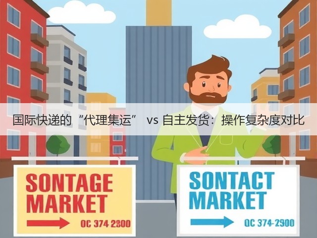 国际快递的“代理集运” vs 自主发货:操作复杂度对比(图1) 国际快递的“代理集运” vs 自主发货:操作复杂度对比(图1)