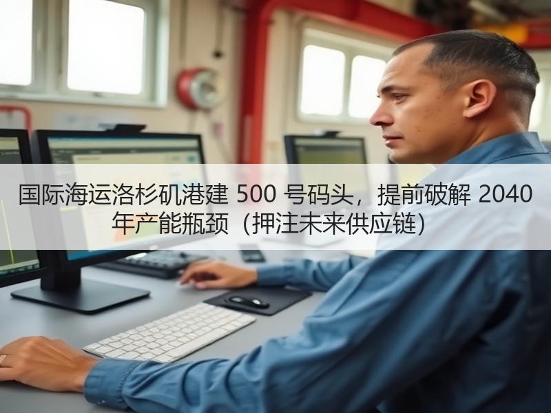 国际海运洛杉矶港建 500 号码头,提前破解 2040 年产能瓶颈(押注未来供应链) 国际海运洛杉矶港建 500 号码头,提前破解 2040 年产能瓶颈(押注未来供应链)